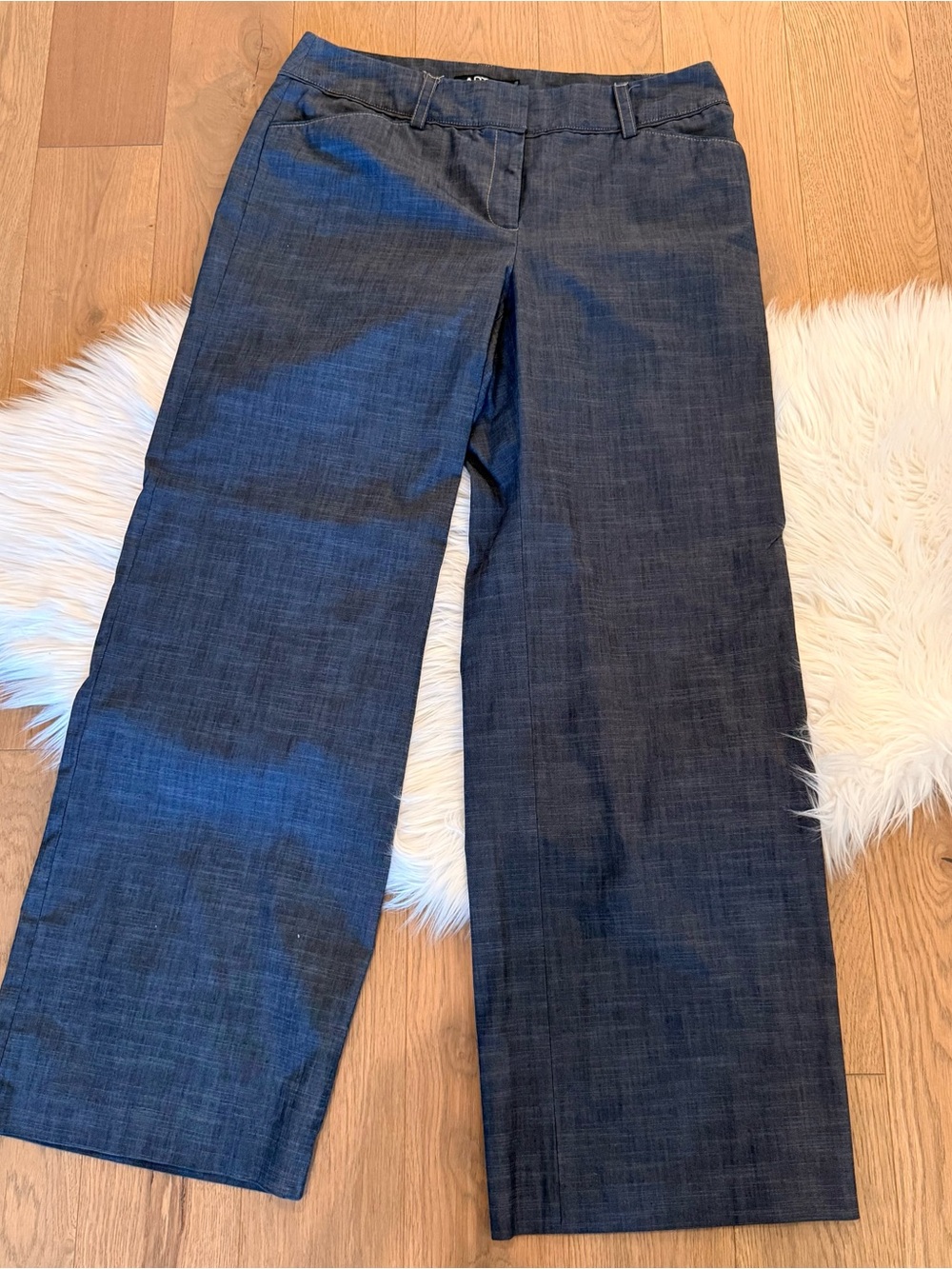 Apt. 9 Dark Blue Wide-Leg Trousers